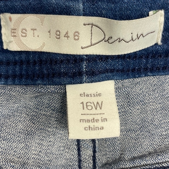 Women’s EST 1946 Denim Classic 16W Blue Jeans - Picture 7 of 12